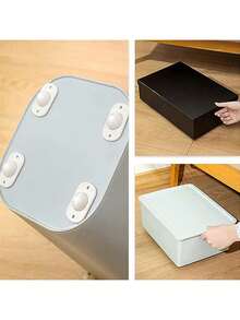 4/8pcs Swivel Casters, Bullseye Swivel Balls, Miniature Bearing Nylon Swivel Balls, Suitable For Small Devices, Smooth Rolling - Beige - View 9