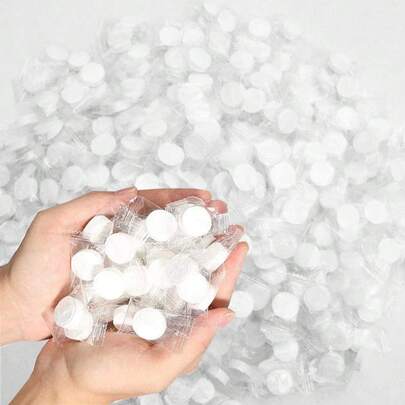 Portable Compressed Towels, Portable Disposable Mini Compressed Paper Towels, Toilet Paper Sheets, Dry And Wet Dual-Purpose Paper Towels, Travel, Camping, Hiking, Sports, Beauty Salon Travel Essentials Travel Storage Bag, Beach Autumn Decoration, Vacation, Back-To-School Season, Compressed Towels, Portable Disposable Mini Compressed Coin Paper Towels, Toilet Paper, Suitable For Travel, Camping, Hiking, Sports, Beauty Salon, Hand Towels