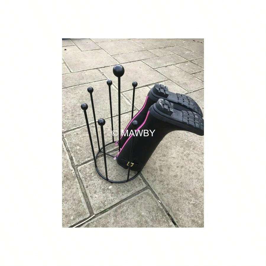 UK MADE SOLID STEEL BOOT RACK FOR 4 PAIR CAROUSEL - Multicolor - View 1