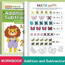 1 Book Of 40 Pages Mixed Addition And Subtraction Arithmetic Practice Workbook, 1st Grade Mental Math Exercise - Multicolor - View 7