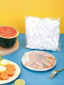 100/200/500 chiếc màng bọc thực phẩm dùng một lần, nắp đậy bát có độ đàn hồi cao, chống bụi và giữ tươi, thích hợp cho dã ngoại, tiệc tùng và sử dụng tại nhà. - Nhiều màu - Xem 3