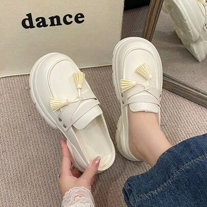 2026新款女士套脚拖鞋，EVA柔软防滑透气，室内外皆可穿着，舒适缓震鞋底，百搭日常休闲拖鞋