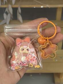 1个可收藏的兔子玩偶系列PVC展示微型创意玩具，便携，适合作为新年限量版礼物、感恩节礼物、圣诞节礼物和其他节日礼物、派对嘉年华赠品、家庭聚会礼物。 - 彩色 - 查看 9