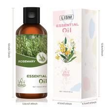 LISM 100毫升/30毫升瓶装优质迷迭香精油，100%纯天然，适用于香薰机、加湿器，自然风格 | 滋养精油，节日礼物 - 迷迭香精油 - 查看 3