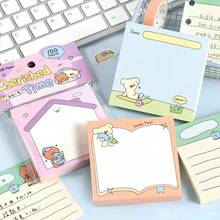 100 Tờ Giấy Ghi Nhớ Hình Hoạt Hình Dễ Thương, Giấy Không Dính, Sổ Nhật Ký, Giấy Ghi Chú Dán Tủ Lạnh, Giấy Ghi Nhớ Hình Động Vật Đáng Yêu, Đồ Dùng Học Tập Cần Thiết - Một cỡ - Xem 11