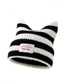1pc Unisex Animal Casual Party Cute Street Acrylic Knit Hat, Suitable For All Seasons,Summer,Beach,Holiday - Multicolor - View 18