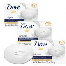 Dove Soap Beauty Bar 3-Pack – 3-In-1 Moisturizing Face, Body & Hand Soap, 4.75 Oz Each - NGUYÊN BẢN - Xem 1