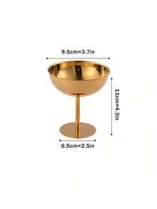 1 chiếc cốc kem bằng thép không gỉ, cốc tráng miệng có đế, cốc bánh pudding, cốc kem, cốc đựng nước sốt, cốc khai vị, cốc tráng miệng, cốc thép không gỉ, màu bạc thép không gỉ - Nhiều màu - Xem 11
