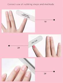 50/20/10pcs Thin Wood Sandpaper Nail Files, 100/180 Mesh Wood Sandpaper Grinding Files, 180/240 Mesh Double-Sided Polishing Files, Professional Manicure Polishing Files, Boat-Shaped Pedicure Double-Sided Wooden Polishing Files, Suitable For Natural Nails, Home Salons, Crystal Nails, Etc. - Nail File - View 7