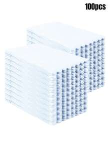 20pcs/Set, 40pcs/Set, 60pcs/Set, 80pcs/Set, 100pcs/Set, 200pcs/Set Pale Blue & Gray Wavy Scalloped Edge Thickened Soft Party Napkins, 2-Ply Soft Paper Towels, Unfolded Size 39cm X 33cm, Suitable For: Wedding, Tea Party, Birthday Party Decoration, Party Decoration, Party Supplies, Holiday Decoration, Holiday Supplies - Light Blue-gray - View 16