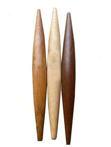 1pc Wooden Rolling Pin, Khaki Multi-Purpose Baking, Dumpling & Noodle Making Rolling Pin - Khaki - View 7