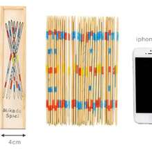 1 Pack/2 Packs Pickup Sticks Game, 31pcs/41pcs Wooden Pickup Sticks In Box, Traditional Pickup Sticks Toy For Teenagers, Fun Family Game, Games, Flying Chess, Board Games - Multicolor - View 6