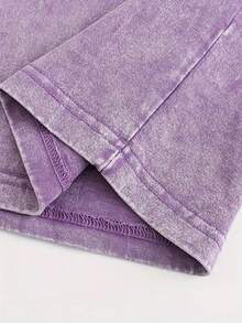 [Official Authorization] 1pc Cars Series_ Double-Sided Printed T-Shirts For Men And Women, Disney Fans - 紫色 - 查看 5