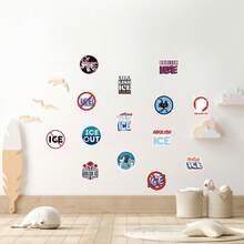 62张高品质精美贴纸，适用于剪贴簿、日记本、笔记本电脑、保险杠、滑板、水瓶、电脑、手机、安全帽、汽车贴纸和装饰贴花 - 隨機風格 - 查看 6