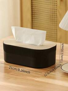 1 hộp đựng khăn giấy bằng nhựa để bàn, thích hợp cho phòng khách, bàn cà phê và phòng ăn. - Nhiều màu - Xem 5