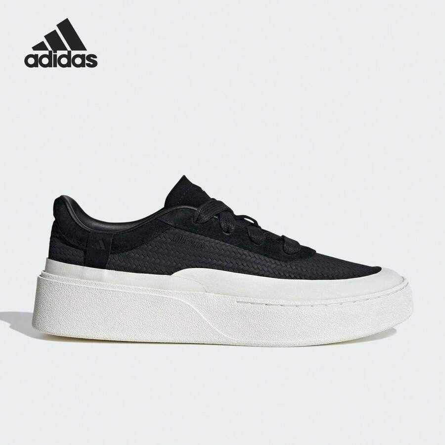 Adidas Originals Women's Low-Top Thick Sole Casual Commuting Student Lace-Up Durable Sneakers KJ4572, Spring/Summer - Black and White - View 1
