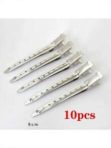 1/10/30/60/100个装 专业女士沙龙发夹，5.5厘米卷发金属发夹，蓬松发根夹，DIY工具，美发配件 - 金屬夾 - 查看 8