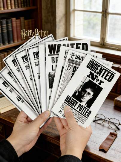 10pcs/Pack  Ministry Of Magic Postcards Suitable For Deep-Cut Fans, Umbridge' Decree Collectible Gift With Bureaucratic Design, Niche, &  Merch For