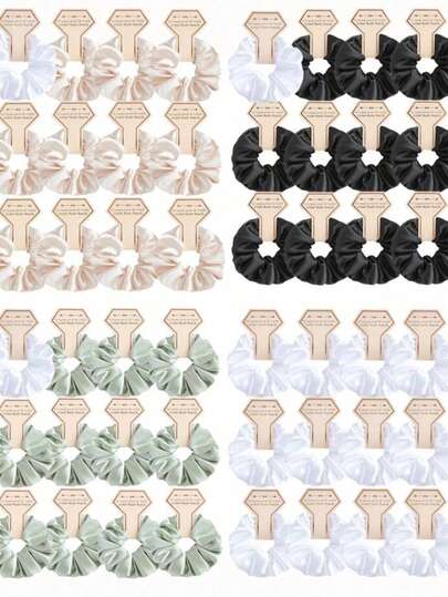 12 piezas Propuesta de dama de honor Regalo de Accesorios para el cabello de seda Lazos para el cabello para sujetar y peinar tu cabello Scrunchies Lazos para el cabello elásticos, Accesorios casuales para el cabello de cola de caballo, Novia, Boda, Despedida de soltera, Suministros para despedida de soltera, Decoración de boda, Accesorios de boda, Fiesta de novia, Suministros para fiestas, Regalo de dama de honor, Recuerdos de boda para invitados