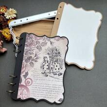 1pc Vintage Style Lace Leaf Cutting Mold, No Jam Design Easy To Remove, Essential For Handmade Cards, Envelopes And Notebooks - 233046 - View 2