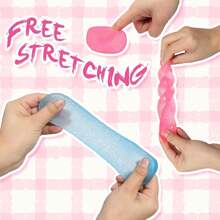 Mini Ice Cube Slow Rebound Squeeze Toy, Finger Spinner Stress Relief Toy, Desktop Anxiety Relief Toy, Portable Stress Ball Gift - Multicolor - View 6