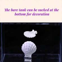 Seashell-Shaped Betta Fish Hammock With Strong Suction Cup, Movable Fish Resting Rack, Suitable For Fish And Shrimp Decoration, Durable Fish Habitat, Aquarium Decor, Fits All Aquariums - A - View 5