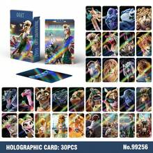 30张全息激光闪卡，库里GOAT精细迷你卡，高清照片卡，收藏卡，粉丝周边，万圣节和圣诞节礼物 - 彩色 - 查看 4