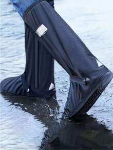 Bộ 1 áo khoác ngoài trời dày dặn chống thấm nước + giày chống thấm nước, unisex, áo khoác dài chống thấm nước, đồ dùng cắm trại - Nhiều màu - Xem 10