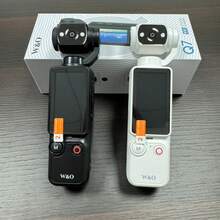 Camera hành động 4K cầm tay với ống kính xoay 180° và màn hình 1.9" - Pin sạc 2000mAh, micro tích hợp, thiết kế nhẹ, lý tưởng cho VLOG, phát trực tiếp, phiêu lưu ngoài trời, quay video blog | Camera ống kính xoay | Camera bền bỉ, Camera VLOG - Xem 1