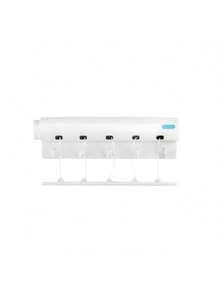 4/5 Foldable Space-Saving Retractable Clothesline Wall-Mounted Plastic Towel Rack With Hooks Home Kitchen Storage Drying Rack Laundry Organization Compact Hanging Solution Bathroom Bedroom Balcony Indoor Outdoor Clothes Air Dry Stand Heavy-Duty Portable Retractable Line - Multicolor - View 13