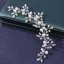 1pc Casual Elegant Plastic Hair Band, Suitable For All Seasons, Party & Daily Wear - Silver - View 6