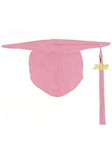 2026 Shiny Kindergarten & Preschool Graduation Cap With Tassel - Multicolor - View 3