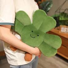 Muñeco de peluche suave y adorable con forma de trébol de cuatro hojas, ideal como decoración de escritorio y hogar, regalo perfecto para bodas, Día de la Madre, Día del Niño y cumpleaños de niños y niñas - Multicolor - Ver 12