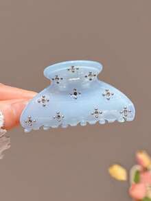 1个/4个装优雅水晶珍珠发夹，公主风半扎发爪，2026新款发饰 - 彩色 - 查看 8