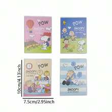 SNOOPY 4 Pieces/Set Of Cute Erasers, School Supplies, Stationery Supplies, Study Supplies, Perfect Party Gifts, Fans' Holiday Gifts. - Multicolor - View 7