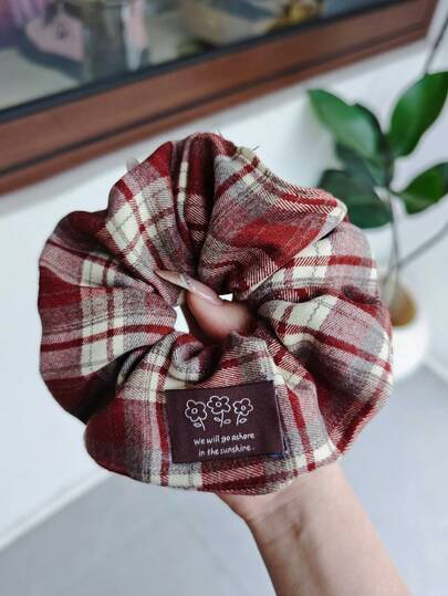 1个休闲涤纶纤维发圈，四季皆宜