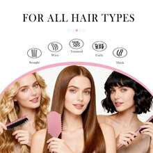 Curly Hair Brush - Curl Defining Brush And Spray Bottles - Made Of Soft And Smooth Boar Bristles - Wide Teeth Shape And Define Curls - Styles Women Curly Hair With Less Pulling (Pink) - ColorA - View 7