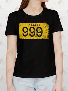 80s Punk Oi The Clash 1993 Reprint Vintage T-Shirt - Black - View 1