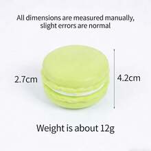 2026 1 Stück Sommer Neuankömmling simulierter Macaron Sandwich Keks Quetschspielzeug - PU weiches simuliertes Brot - Stressabbau Spielzeug - Geburtstagsgeschenk - Ostergeschenk - perfektes Geschenk - Verschiedenfarbig - Übersicht 16