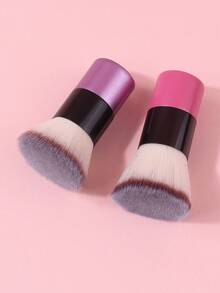 2支/1支蓬松柔软指甲清洁刷，指甲粉刷，多功能化妆刷/指甲刷，便携工具 - 彩色 - 查看 4