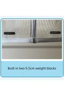 Magnetic Mesh Screen Door, Automatic Anti-Mosquito Anti-Insect Curtain, Summer Mosquito Net Curtain - Open the Gray Curtain - View 6