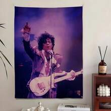 P-Princes Purple Rain Tapestry Bedroom Living Bar Garden Outdoor Microfiber Festival Decoration Background Art Banner - 多色 - 查看 8