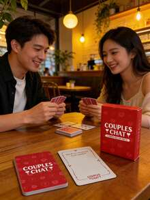 Bộ trò chơi thẻ trò chuyện dành cho cặp đôi, quà tặng hẹn hò ngày Valentine, giúp tăng cường khám phá và thắt chặt kết nối với người yêu, đêm chơi game vui vẻ. - màu đỏ - Xem 4