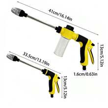 1卷，高压洗车伸缩软管，多功能花园灌溉软管，庭院花园灌溉家用水管 - A - 查看 11