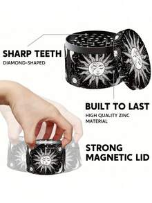 BROS 1 Set de Molinillo Diseñado Creativamente, Herramienta de Molienda con Patrón de Dibujos Animados, Molinillo de Metal Multifuncional, Accesorio Esencial para el Hogar, Equipo de Molienda Duradero - Multicolor - Ver 5