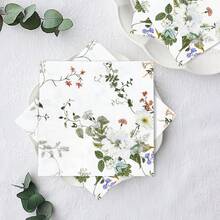 100/60/20 chiếc khăn giấy in hình dùng một lần kích thước 13 * 13 inch, giấy trang trí tiệc, sinh nhật, tiệc cưới, họp mặt gia đình, trang trí nhà hàng, v.v. - Xem 7