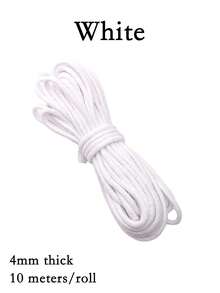 10m Hilo de algodón colorido DIY | Material de tejido para llaveros de espiral y adornos de mochila | Suministros para hacer joyas a mano | Regalo completo para el Día de San Valentín - hilo de algodón - Ver 12