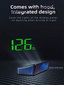 High-Definition Car Head-Up Display (HUD), Optional Km/H/Mph Display, With Windshield Speedometer Projection Function, Equipped With Automatic Light Sensor, Km/H Speed Unit Display, Suitable For All Car Models, Ideal Gift For Christmas, New Year And Thanksgiving. - A - View 8