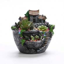 Decorative Planter For Indoor/Outdoor Miniature Landscape, DIY Gardening Pot Decor - A - View 8