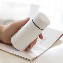 1个迷你口袋保温水瓶，不锈钢材质，便携旅行水杯 - 彩色 - 查看 14